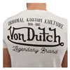 cafe 4 racer - Von Dutch Eye tričko biele - Von Dutch Tričká 