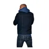 cafe 4 racer - Von Dutch Sherpa Bill jacket dark blue - Von Dutch Jackets 