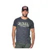 cafe 4 racer - Von Dutch prvé logo tričko sivé - Von Dutch Tričká 