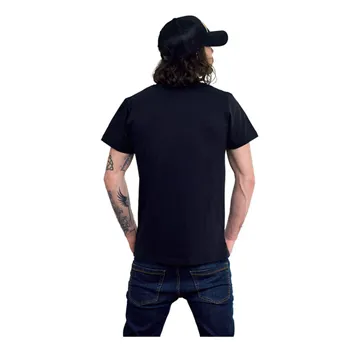 cafe 4 racer - Von Dutch Aaron logo tričko čierne - Von Dutch Tričká 