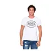 cafe 4 racer - Von Dutch Aaron logo tričko bílé - Von Dutch Tričká 