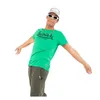 cafe 4 racer - Von Dutch First logo t-shirt green - Von Dutch T-Shirts 