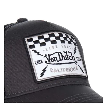 cafe 4 racer - Von Dutch Square trucker cap black - Von Dutch Caps 