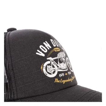 cafe 4 racer - Von Dutch Trucker cap Crew9 black - Von Dutch Šiltovka 
