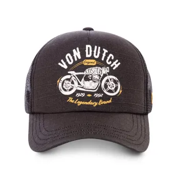 cafe 4 racer - Von Dutch Trucker cap Crew9 black - Von Dutch Šiltovka 