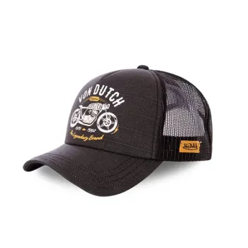 cafe 4 racer - Von Dutch Trucker cap Crew9 black - Von Dutch Šiltovka 