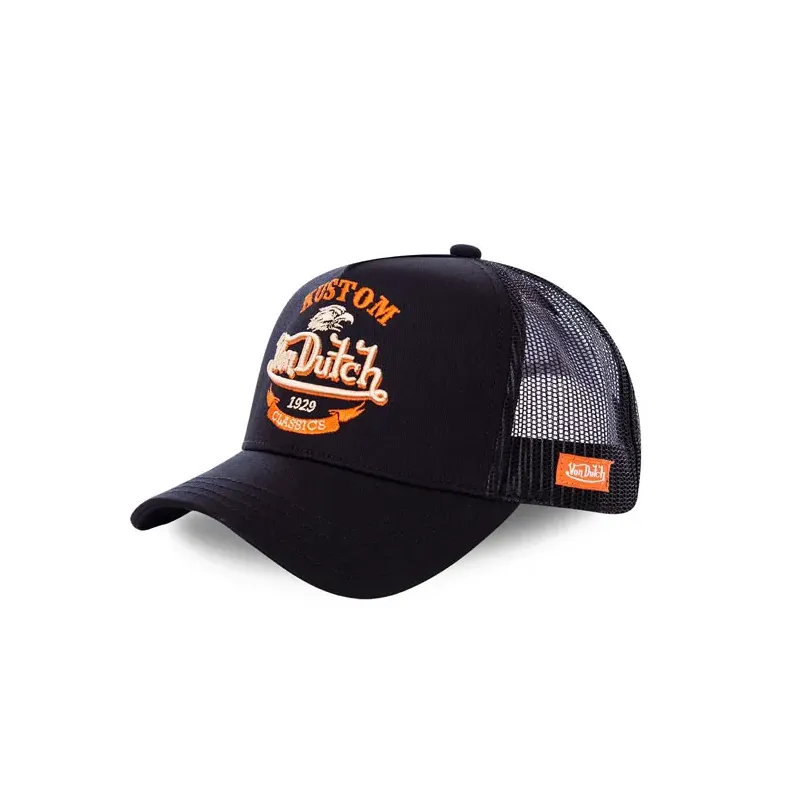 cafe 4 racer - Von Dutch Trucker cap Eagle black  - Von Dutch Caps 