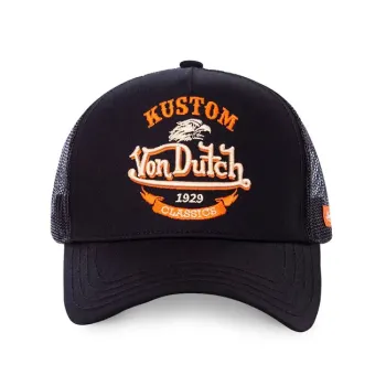cafe 4 racer - Von Dutch Trucker cap Eagle black  - Von Dutch Caps 