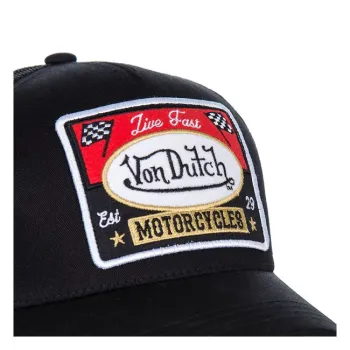 cafe 4 racer - Von Dutch baseballová čiapka Black - Von Dutch Šiltovka 
