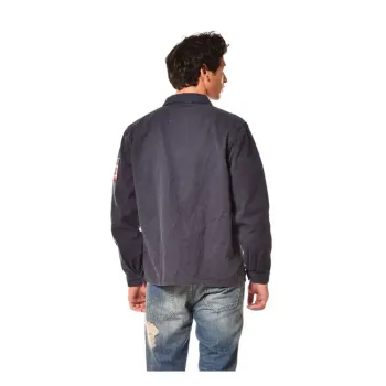 cafe 4 racer - Von Dutch Capt shirt blue - Von Dutch Shirts 
