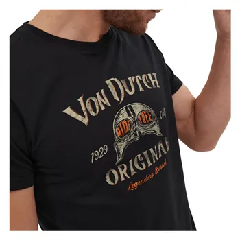 cafe 4 racer - Von Dutch Glas t-shirt black - Von Dutch T-Shirts 