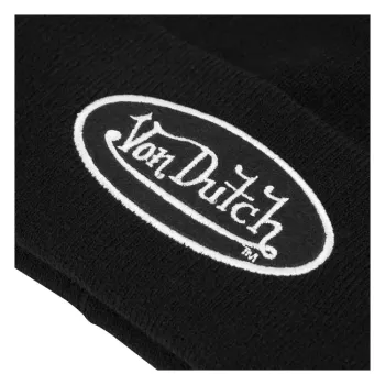 cafe 4 racer - Von Dutch Logo beanie black - Von Dutch Beanies 