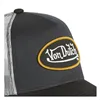 cafe 4 racer - Von Dutch Klasická čiapka tmavo šedá - Von Dutch Šiltovka 
