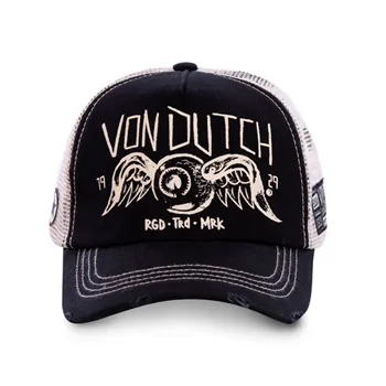 cafe 4 racer - Von Dutch Crew cap black - Von Dutch Caps 