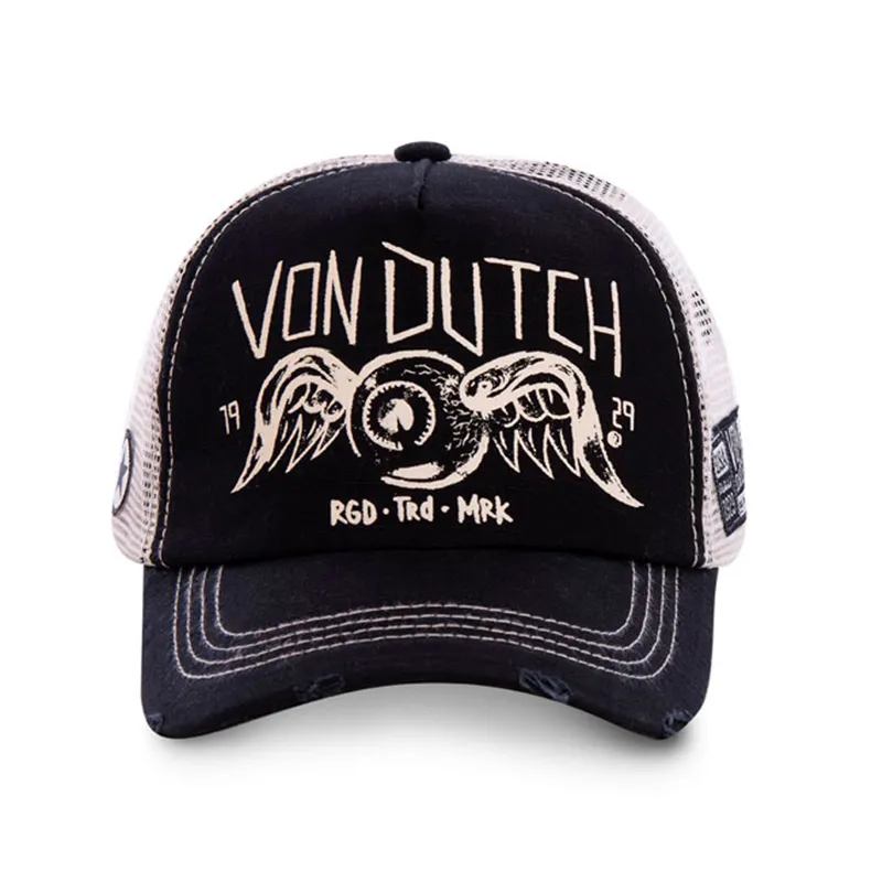 cafe 4 racer - Von Dutch Crew cap black - Von Dutch Caps 