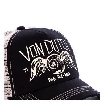 cafe 4 racer - Von Dutch Crew cap black - Von Dutch Caps 