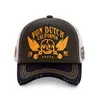 cafe 4 racer - Von Dutch Crew cap black/orange - Von Dutch Caps 