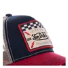 cafe 4 racer - Von Dutch Square čiapka námorná červená - Von Dutch Kšiltovky 