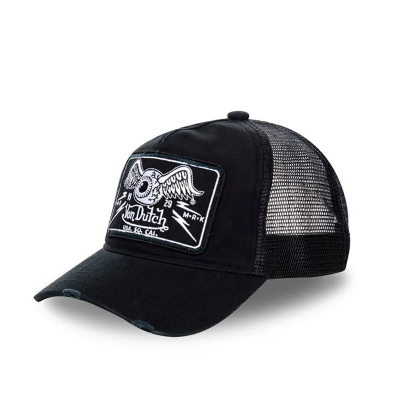 cafe 4 racer - Von Dutch Trucker cap black - Von Dutch Šiltovka 