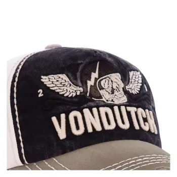 cafe 4 racer - Von Dutch Xavier cap kaki/black - Von Dutch Caps 