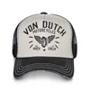 cafe 4 racer - Von Dutch Klasická čiapka tmavo šedá - Von Dutch Šiltovka 