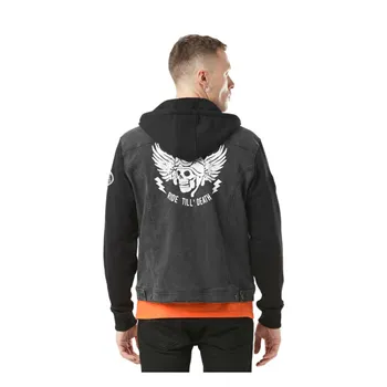 cafe 4 racer - Von Dutch Džínsová bunda čierna - Von Dutch Bundy 