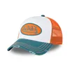cafe 4 racer - Von Dutch Lifestyle cap orange/white/ blue - Von Dutch Caps 