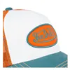 cafe 4 racer - Von Dutch Lifestyle cap orange/white/ blue - Von Dutch Caps 