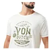 cafe 4 racer - Von Dutch Slub tričko biele/čierne - Von Dutch Tričká 