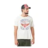 cafe 4 racer - Von Dutch Slub t-shirt white/black/red - Von Dutch T-Shirts 