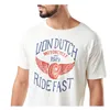 cafe 4 racer - Von Dutch Slub t-shirt white/black/red - Von Dutch T-Shirts 