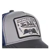 cafe 4 racer - Von Dutch Heritage cap square patch blue  - Von Dutch Caps 