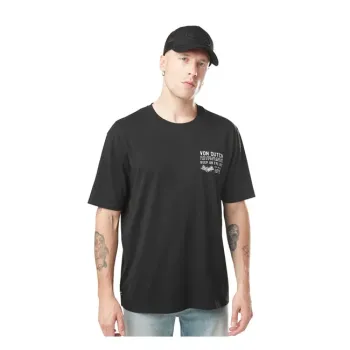 cafe 4 racer - Von Dutch Wolfy tričko námornícka modrá - Von Dutch Tričká 