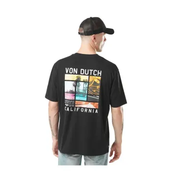 cafe 4 racer - Von Dutch Wide t-shirt black - Von Dutch T-Shirts 