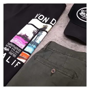 cafe 4 racer - Von Dutch Wide t-shirt black - Von Dutch T-Shirts 
