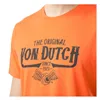 cafe 4 racer - Von Dutch Original t-shirt orange - Von Dutch Trička 