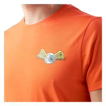 cafe 4 racer - Von Dutch Eye Jersey tričko oranžová - Von Dutch Tričká 