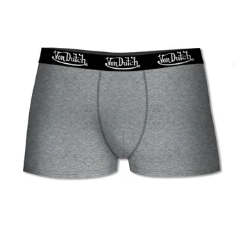cafe 4 racer - Von Dutch Logo boxerky svetlo zmiešaná sivá - Von Dutch Spodné prádlo 