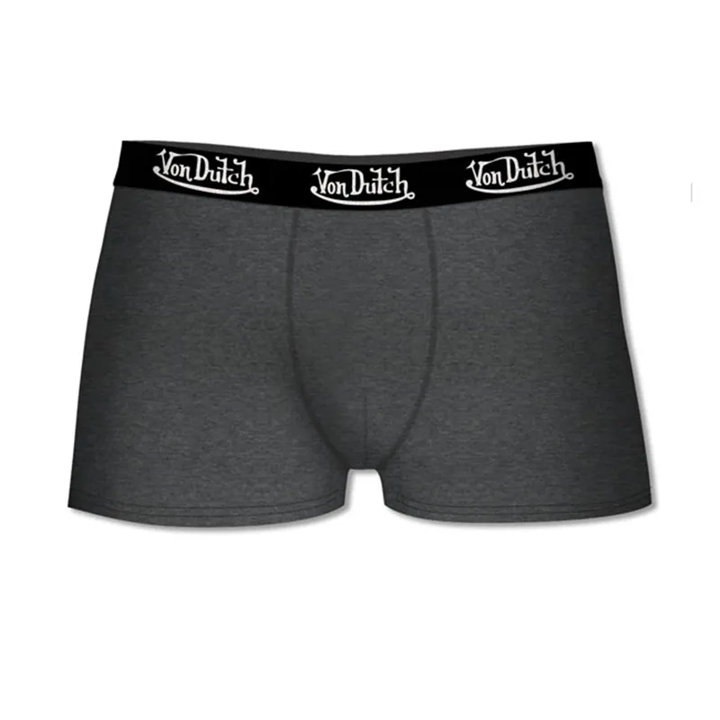 cafe 4 racer - Von Dutch Logo boxerky tmavosivé mix - Von Dutch Spodné prádlo 