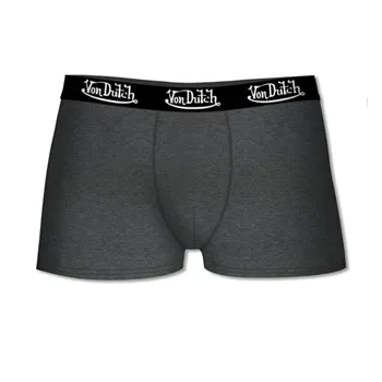 cafe 4 racer - Von Dutch Logo boxershorts tmavě šedé mix - Von Dutch Spodní prádlo 