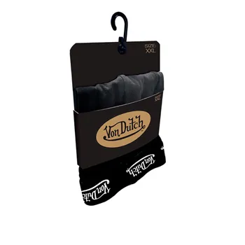 cafe 4 racer - Von Dutch Logo boxerky čierne - Von Dutch Spodné prádlo 