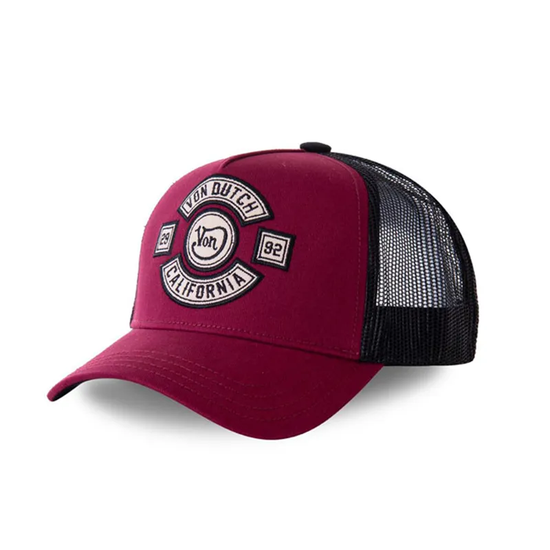cafe 4 racer - Von Dutch Heritage cap california bordeaux/black - Von Dutch Caps 