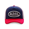 cafe 4 racer - Von Dutch Permament cap blauw/rood - Von Dutch Kšiltovky 