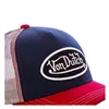 cafe 4 racer - Von Dutch Permament cap blauw/rood - Von Dutch Kšiltovky 