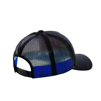 cafe 4 racer - Von Dutch Permament cap black/neon blue - Von Dutch Caps 