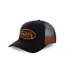cafe 4 racer - Von Dutch Čiapka Permament black/neon orange - Von Dutch Šiltovka 