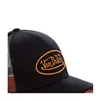 cafe 4 racer - Von Dutch Permament cap black/neon orange - Von Dutch Caps 