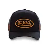 cafe 4 racer - Von Dutch Permament cap black/neon orange - Von Dutch Caps 