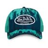 cafe 4 racer - Von Dutch 90 Tie & Dye cap vibes black grey - Von Dutch Šiltovka 