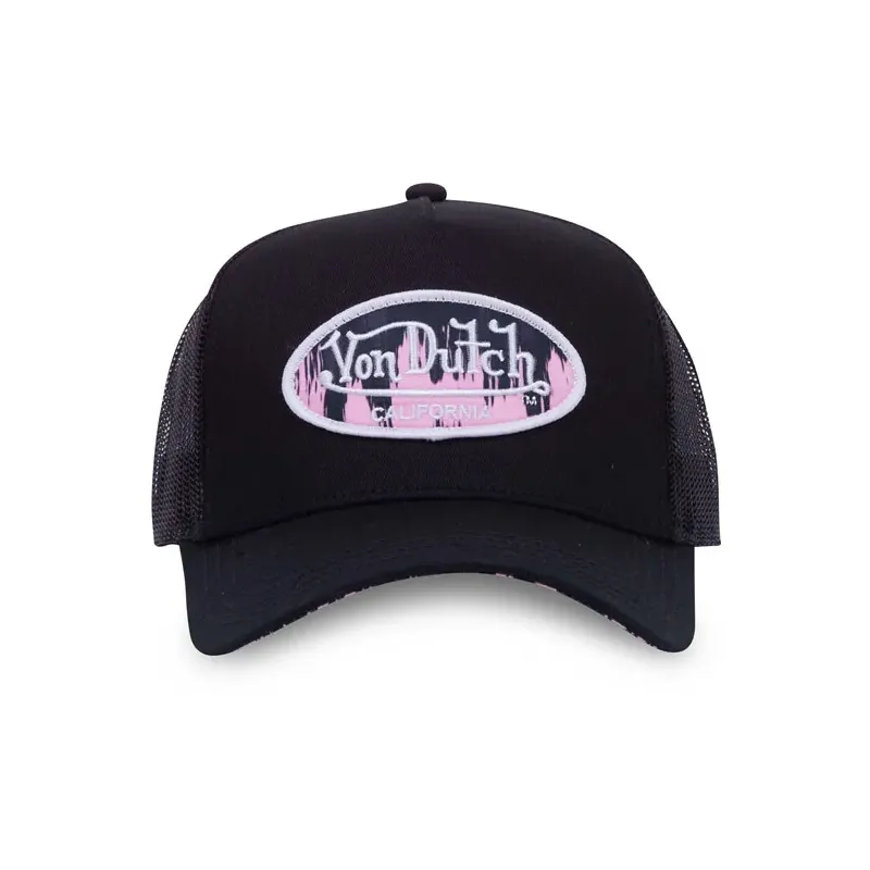 cafe 4 racer - Von Dutch Tie & Gradient cap vibes patch black - Von Dutch Šiltovka 